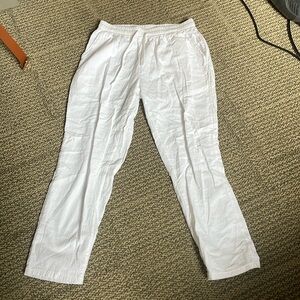 White Linen Pants